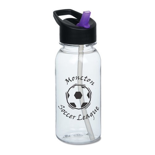 Additional Image 1 - a water bottle with a black cap