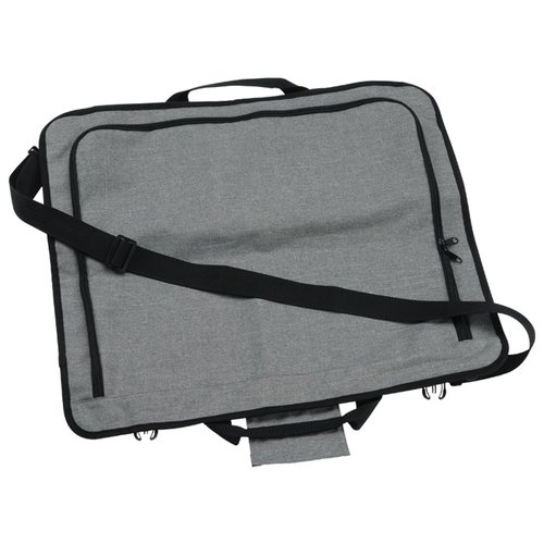 Additional Image 1 - a grey briefcase with a strap