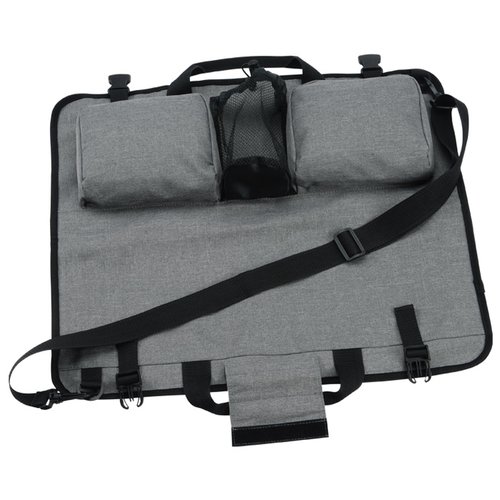 Additional Image 2 - a grey bag with black straps