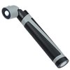 a black and grey hand tool
