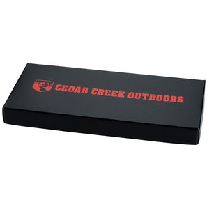 Additional Image 2 - a black rectangular object with red text