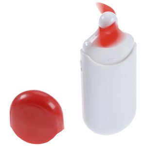 Additional Image 2 - a white bottle with a red cap