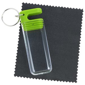 Additional Image 4 - a clear bottle with a green lid