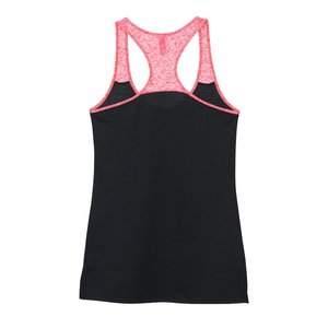 Additional Image 1 - a black and pink tank top