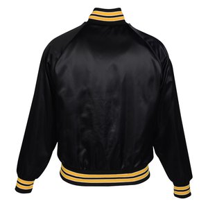 Additional Image 2 - a black jacket with gold trim