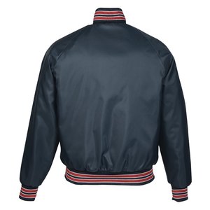 Additional Image 2 - a black jacket with red trim
