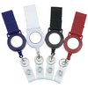 View Image 4 of 4 of Carabiner Retractable Badge Holder with Wire Cord