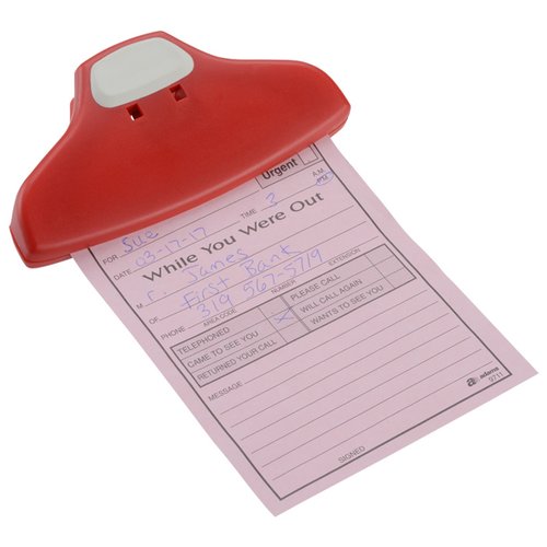 Additional Image 2 - a clipboard with a red cover