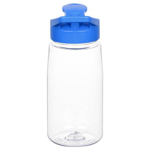 Additional Image 2 - a plastic water bottle with a blue lid