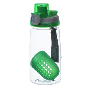 Additional Image 3 - a water bottle with a green lid