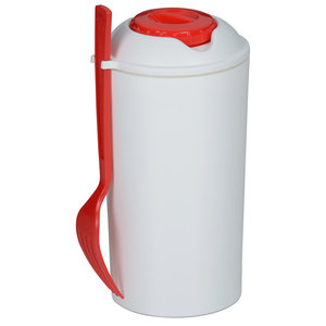 Additional Image 2 - a white and red water bottle