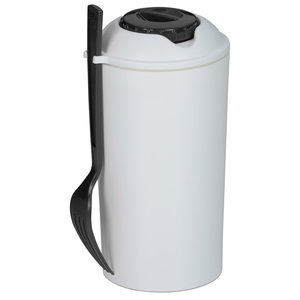 Additional Image 3 - a white and black water bottle