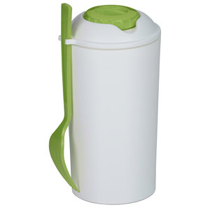 Additional Image 5 - a white and green water bottle