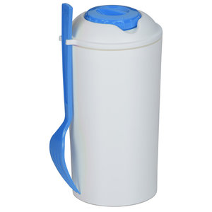 Additional Image 6 - a white and blue water bottle