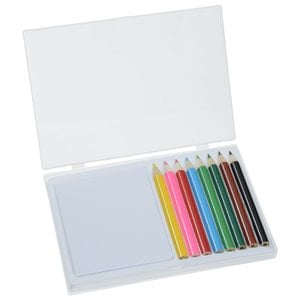 Additional Image 1 - a white paper with colored pencils in it