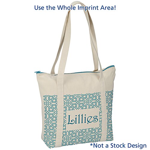 Additional Image 1 - a white and blue bag