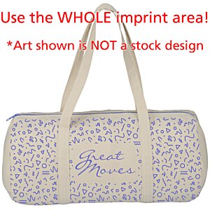 Additional Image 1 - a white bag with blue dots