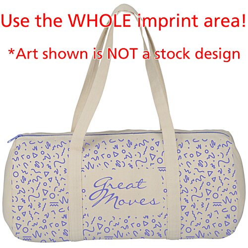 Additional Image 1 - a white bag with blue dots