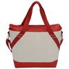 a white and red bag