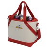 a white and red bag