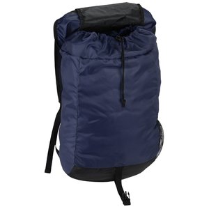 Additional Image 1 - a blue backpack with black straps