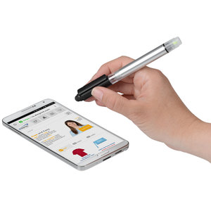 Additional Image 3 - a hand holding a stylus and a cell phone