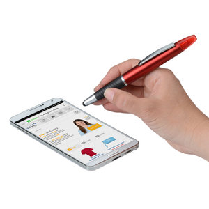 Additional Image 1 - a hand holding a pen over a cellphone