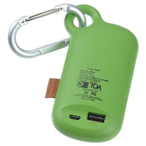 Additional Image 3 - a green keychain with a cable