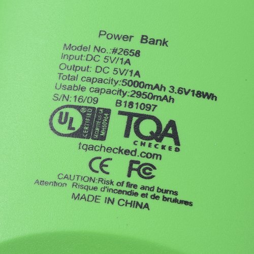 Additional Image 4 - a green object with black text