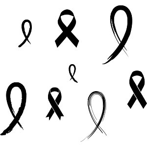 Additional Image 3 - a collection of black ribbons
