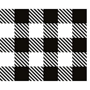 Additional Image 3 - a black and white checkered pattern
