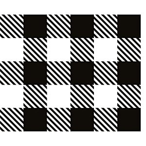 Additional Image 3 - a black and white checkered pattern