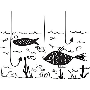 Additional Image 3 - a group of fish and a hook