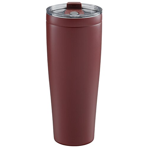 Additional Image 2 - a red tumbler with a lid