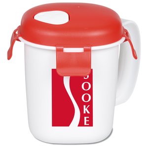 Additional Image 1 - a white and red container with a red lid