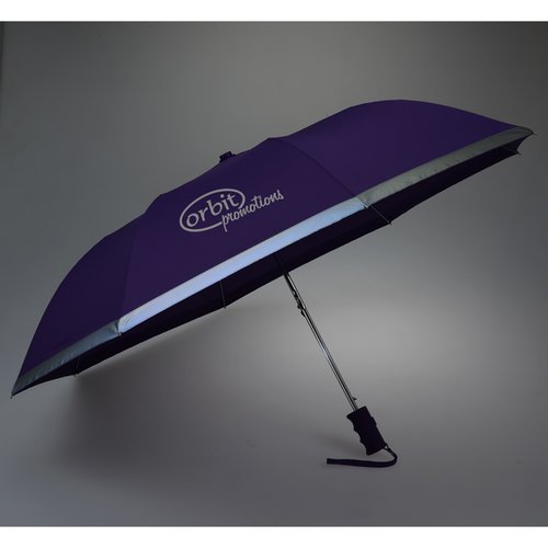 Additional Image 1 - a purple umbrella with a black handle