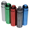 View Image 3 of 3 of Metallic Look Water Bottle with Arch Lid - 24 oz.