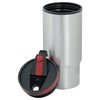 Additional Image 2 - a white and black cup with a red handle