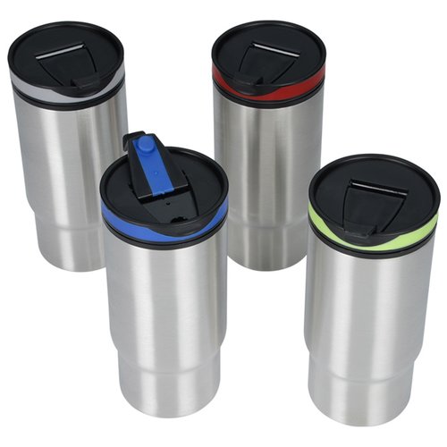 Additional Image 1 - a group of silver and black cups