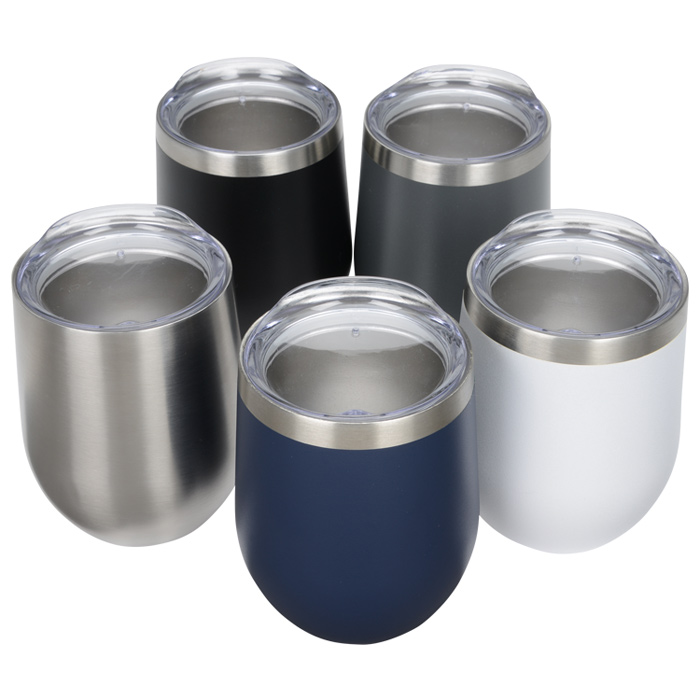  Corzo Vacuum Insulated Wine Cup - 12 oz. - Full