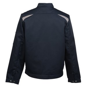 Additional Image 3 - a black jacket with white stripes