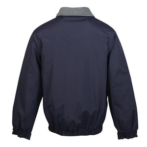 Additional Image 2 - a black jacket with grey trim