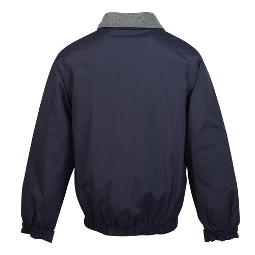 Additional Image 2 - a black jacket with grey trim