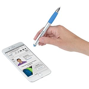 Additional Image 1 - a hand holding a pen over a cellphone