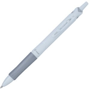 Additional Image 3 - a white pen with gray cap