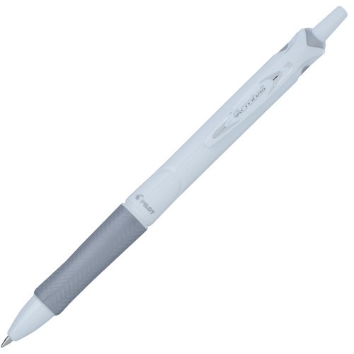 Additional Image 3 - a white pen with gray cap