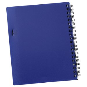 Additional Image 3 - a blue notebook with a spiral bound