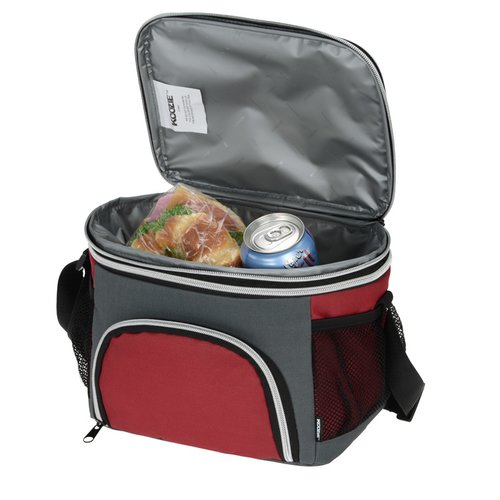 Additional Image 2 - a red and black cooler bag
