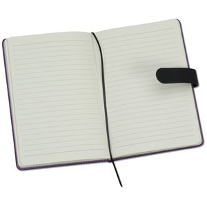 Additional Image 3 - a white notebook with a black strap