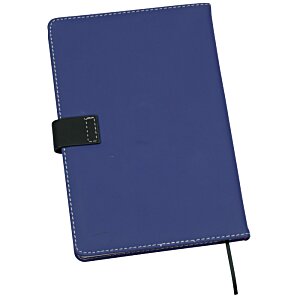 Additional Image 4 - a blue notebook with a black strap